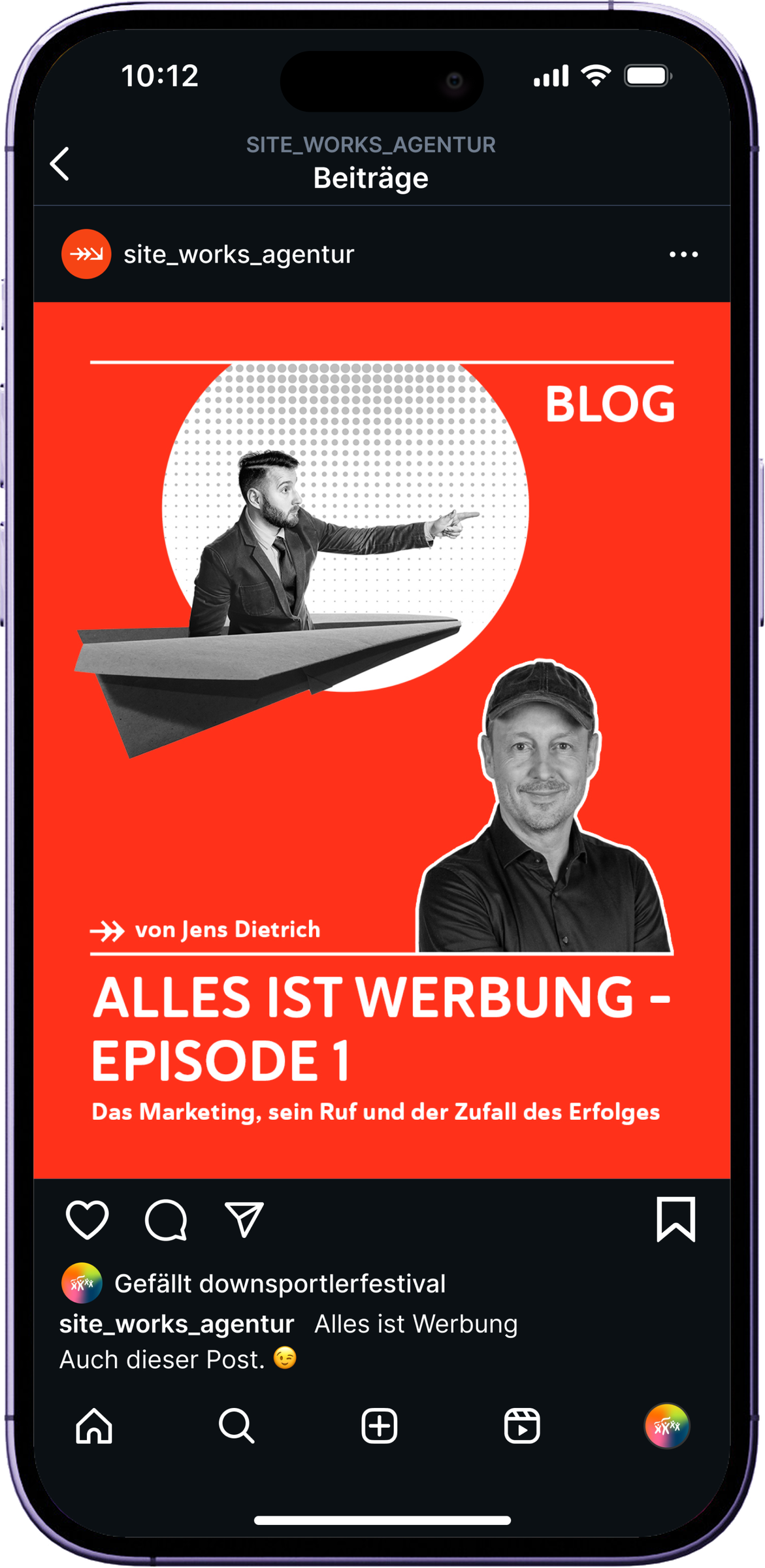 Instagram Post site-works